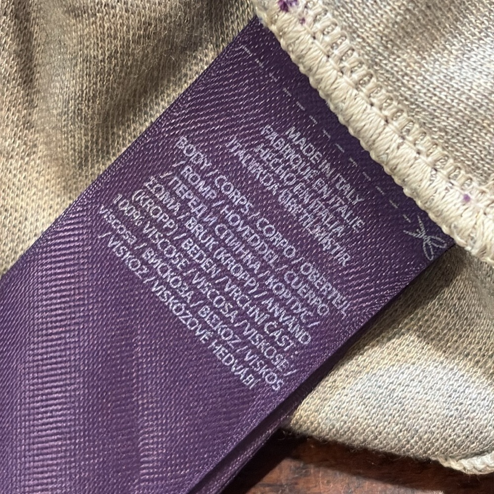 Ralph Lauren Collection Mélange Interlock Strapless Jumpsuit Heather Grey Medium - Picture 12 of 16